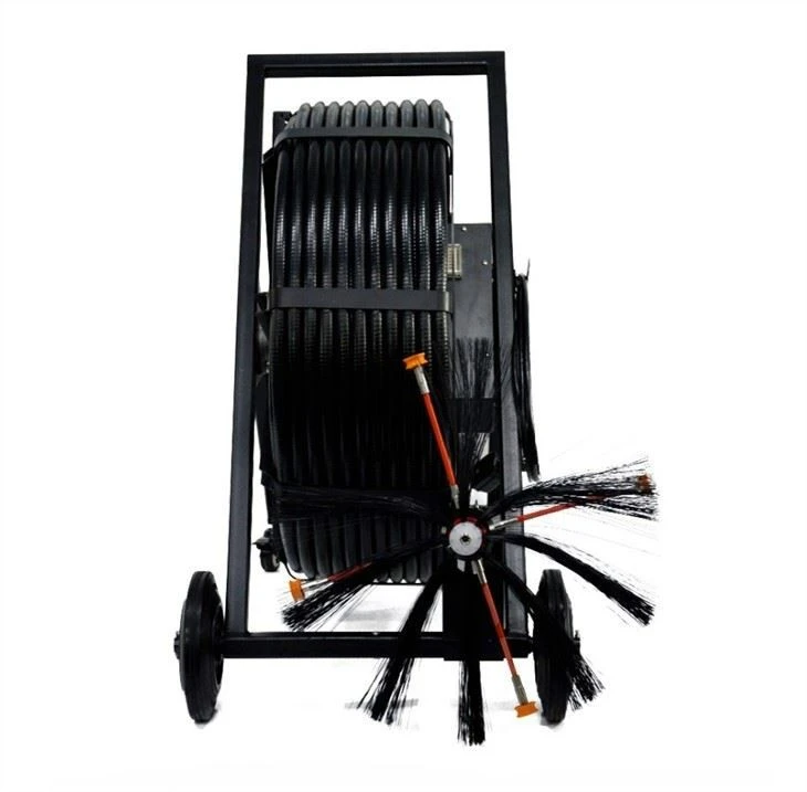 Ventilation Duct Cleaner With Universal Wheels