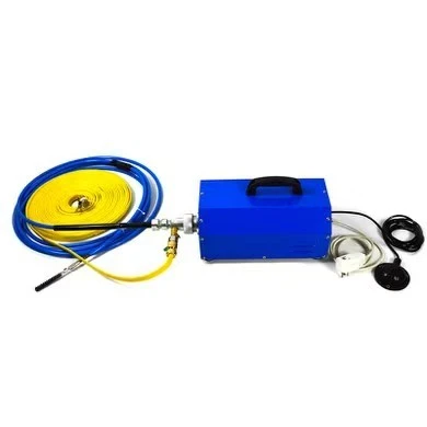 Portable Pipeline Cleaning Machine With Variable Speed Control And Water Injection System