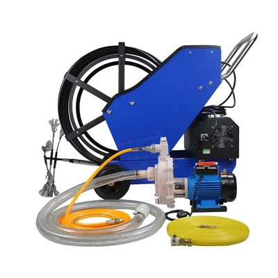 Flexible Shaft With Spray Water And Brush Kitchen Duct Cleaning Machine